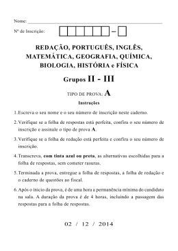 Grupos II - III
