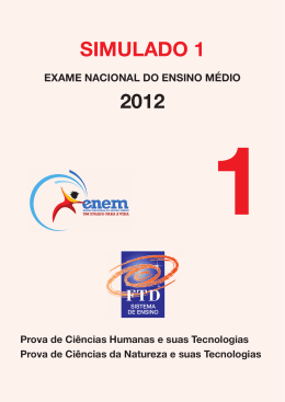 SIMULADO 1 2012