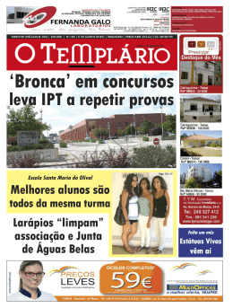 vende-se - Jornal O Templ&aacute;rio