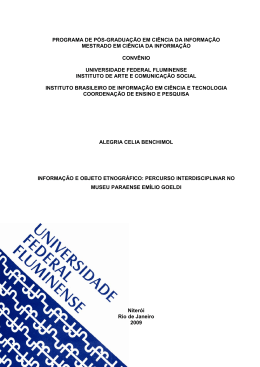 PROGRAMA DE P&Oacute;S-GRADUA&Ccedil;&Atilde;O EM CI&Ecirc;NCIA DA
