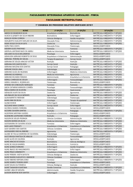 faculdades integradas apar&iacute;cio carvalho