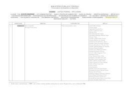 MINIST&Eacute;RIO P&Uacute;BLICO FEDERAL 1 Sendo autor, normalmente, o