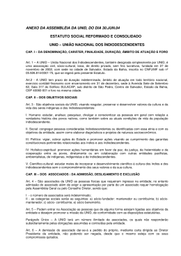 estatuto unid brasil