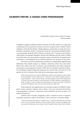 gilberto freyre - Revista Sociologia & Antropologia