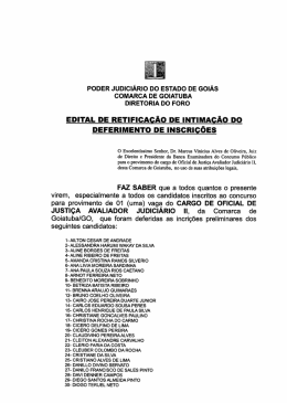 f III - Tribunal de Justiça do Estado de Goiás