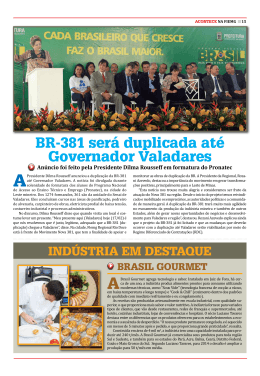 Br-381 será duplicada até Governador Valadares