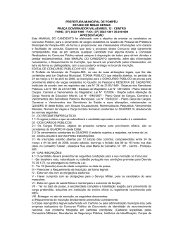Abertura Edital