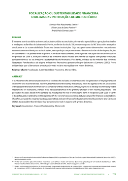 do artigo - XI Encontro de Economia Baiana