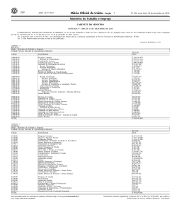 200 1 Minist&eacute;rio do Trabalho e Emprego