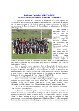 sagrou-se Bicampe&atilde; Nacional de Futebol Universit&aacute;rio