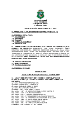 estado do cear&aacute; poder judici&aacute;rio tribunal de justi&ccedil;a 3&ordf; c&acirc;mara c&iacute;vel