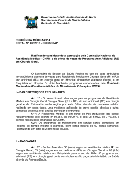Edital - Governo do Estado do Rio Grande do Norte