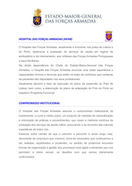 hospital das for&ccedil;as armadas (hfar) compromisso institucional