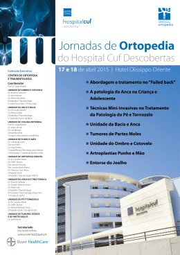 do Cartaz - Sociedade Portuguesa de Artroscopia e