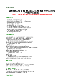 SINDICATO DOS TRABALHADORES RURAIS DE