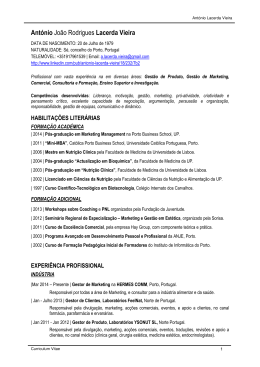 Ant&oacute;nio Jo&atilde;o Rodrigues Lacerda Vieira