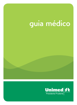 GUIA UNIMED 2014.indd - Unimed Presidente Prudente