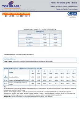 Plano de Sa&uacute;de para Idosos