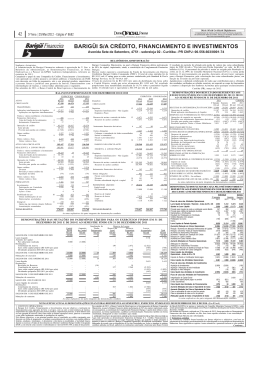 BARIGÜI S/A CRÉDITO, FINANCIAMENTO E INVESTIMENTOS