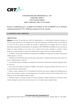 Proposta para AGO-E de 2014