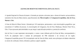 AGENDA DE DESENVOLVIMENTO DA ZONA DA MATA