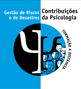 Gest&atilde;o de riscos e de desastres: contribui&ccedil;&otilde;es da psicologia