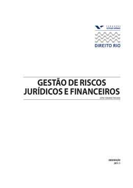 Gest&atilde;o de Riscos Jur&iacute;dicos e Financeiros