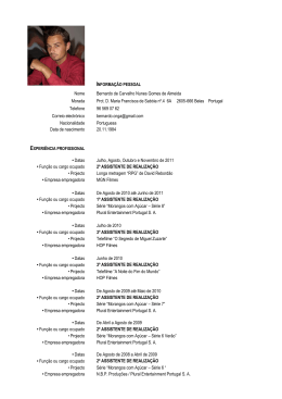 Descarregar o Curriculum em PDF