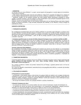 Garantia Contratual Renault