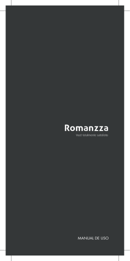 Manual de uso - Romanzza Quintino