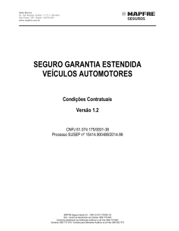 seguro garantia estendida ve&iacute;culos automotores