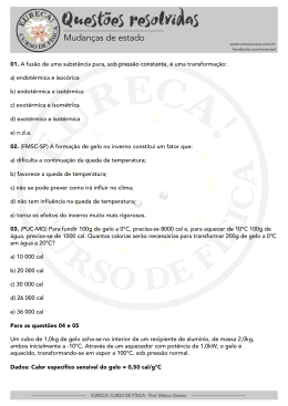 Mudan&ccedil;as de estado - Eureca! Curso de F&iacute;sica