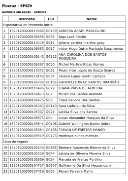 Resultado final - Ger&ecirc;ncia de Sa&uacute;de (Cotistas)