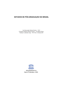 estudos de p&oacute;s-gradua&ccedil;&atilde;o no brasil
