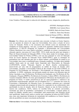 ESTRAT&Eacute;GIAS PARA A PERMAN&Ecirc;NCIA NA UNIVERSIDADE: A