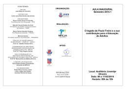 programa&ccedil;&atilde;o do evento
