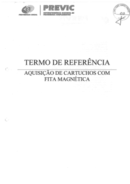 Termo de Referência - Ministério da Previdência Social