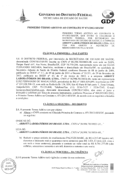 1º Termo Aditivo 071-2013