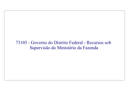 73105 - Governo do Distrito Federal