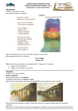 5&ordm; ano - Col&eacute;gio Nossa Senhora do Sion