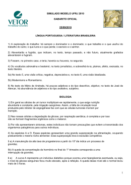 GABARITO SIMULADO VETOR