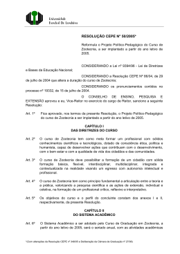 Resolu&ccedil;&atilde;o CEPE n&ordm; 50/2005