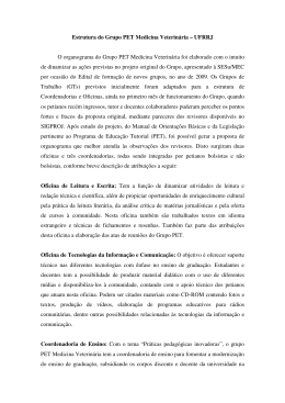 Estrutura do Grupo PET Medicina Veterin&aacute;ria &ndash; UFRRJ O