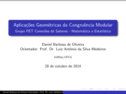 Aplicações Geométricas da Congruência Modular