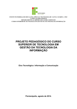 Gest&atilde;o da Tecnologia da Informa&ccedil;&atilde;o