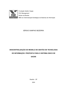 gest&atilde;o da tecnologia