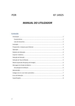 POR KF 14925 MANUAL DO UTILIZADOR