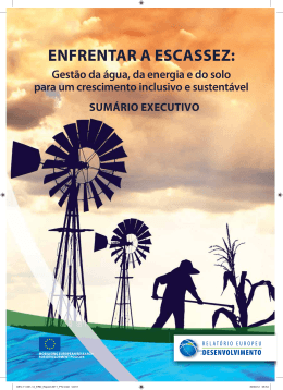 ENFRENTAR A ESCASSEZ: