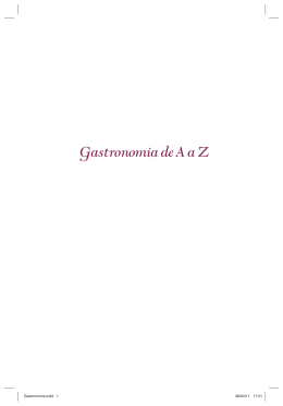 Gastronomia de A a Z