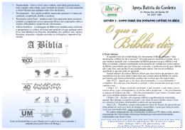 Por que a B&iacute;blia merece confian&ccedil;a